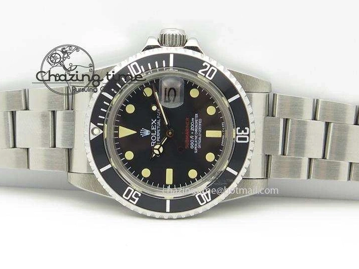 MiroTime 0402 SoftTouch Vintage 1680 JKF Best Edition Red Submariner On Bracelet A 3982